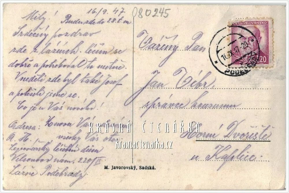 PODĚBRADY, Hotel Tlapák