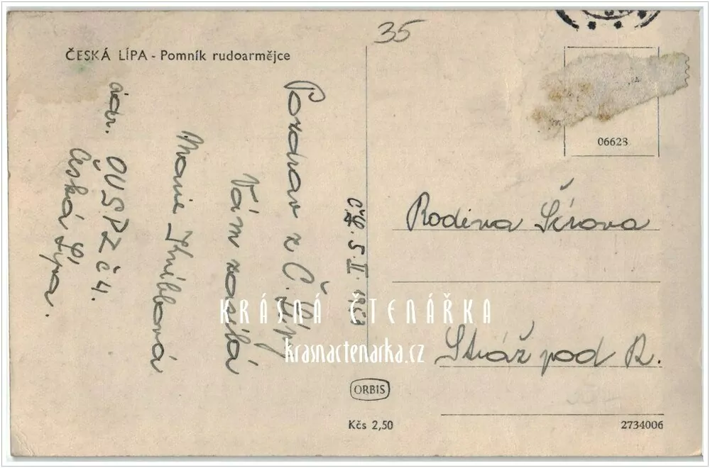 ČESKÁ LÍPA, Pomník rudoarmějce