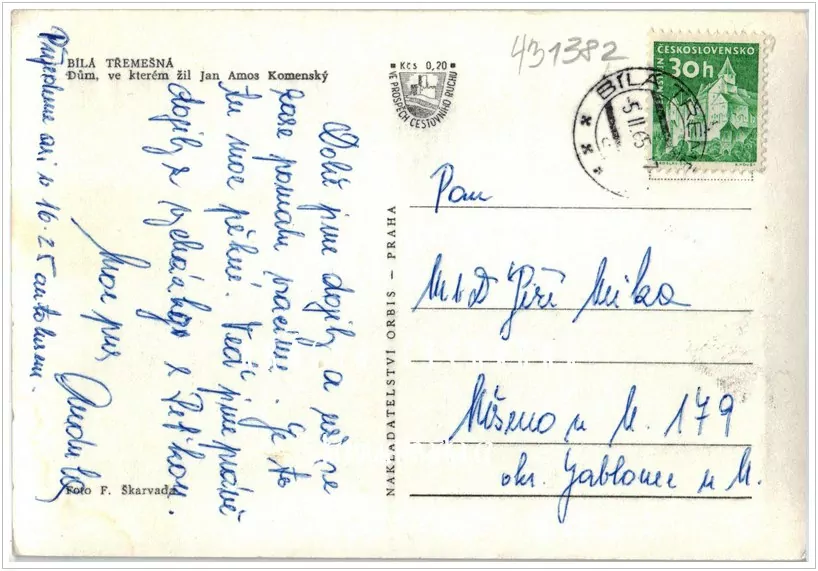 BÍLÁ TŘEMEŠNÁ (Dům, ve kterém žil Jan ámos Komenský)