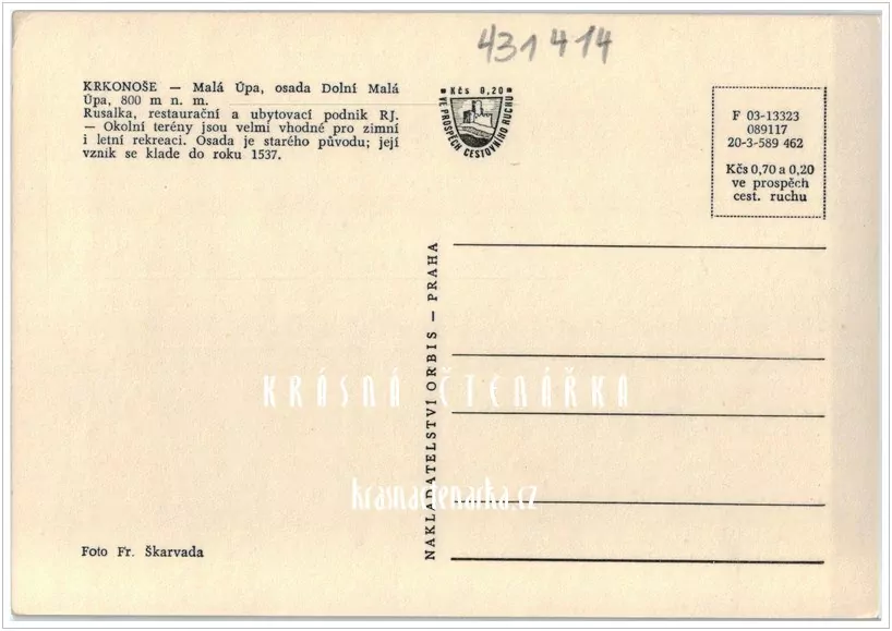 MALÁ ÚPA (Pension Rusalka)