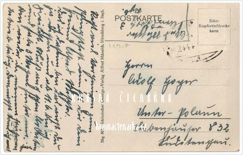 KARPACZ GÓRNY (něm. Brückenberg), hotel Sanssoucie