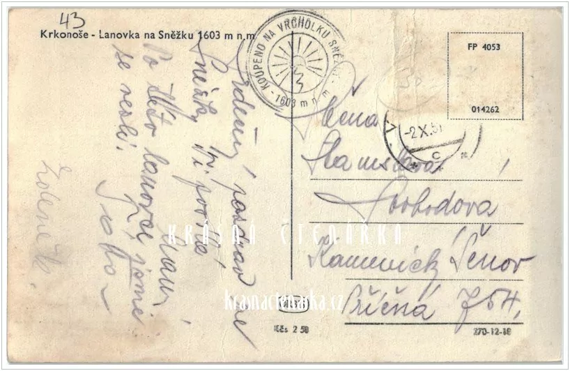 Hora SNĚŽKA, Lanovka