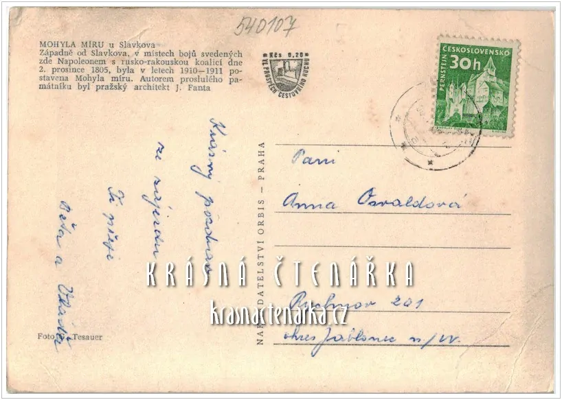 MOHYLA MÍRU na slavkovském bojišti