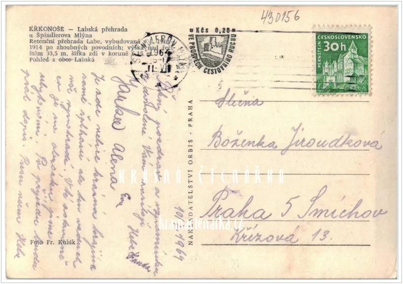 ŠPINDLERŮV MLÝN - LABSKÁ, vodní nádrž Labská a Krausovy boudy