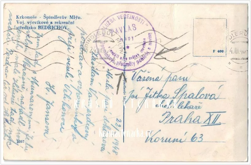 ŠPINDLERŮV MLÝN - BEDŘICHOV, Vojenská zotavovna