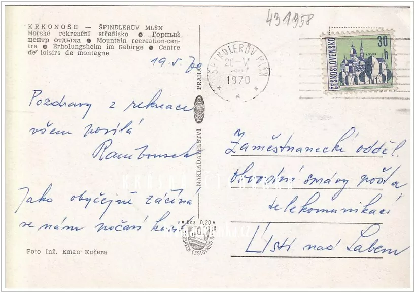 ŠPINDLERŮV MLÝN - SVATÝ PETR