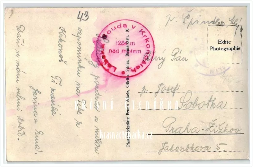 BOUDA U SNĚŽNÝCH JAM (něm. Schneegrubenbaude)