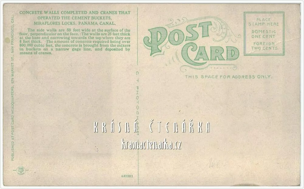 STAVBA PANAMSKÉHO PRŮPLAVU