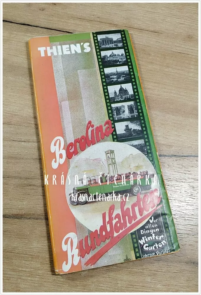 TIEN'S BEROLINA RUNDFAHRTEN, reklamní brožura výletních autobusů