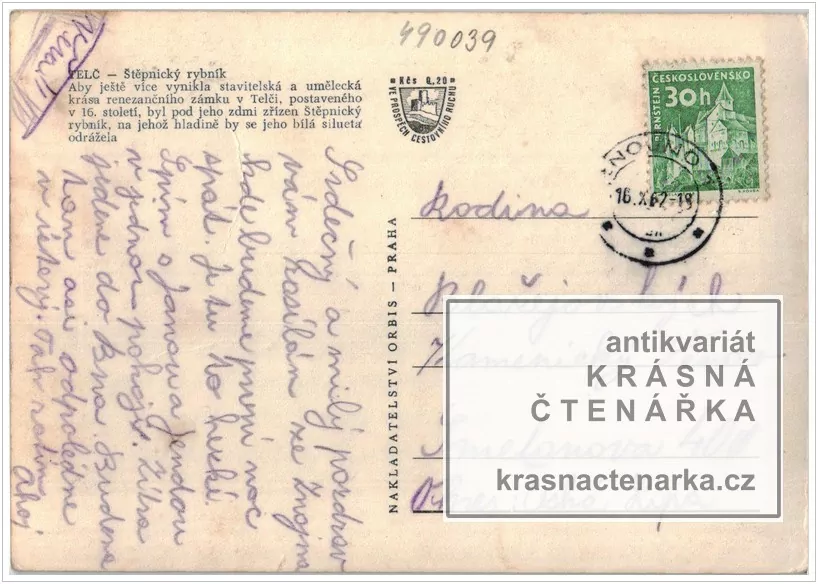 TELČ, Štěpnický rybník