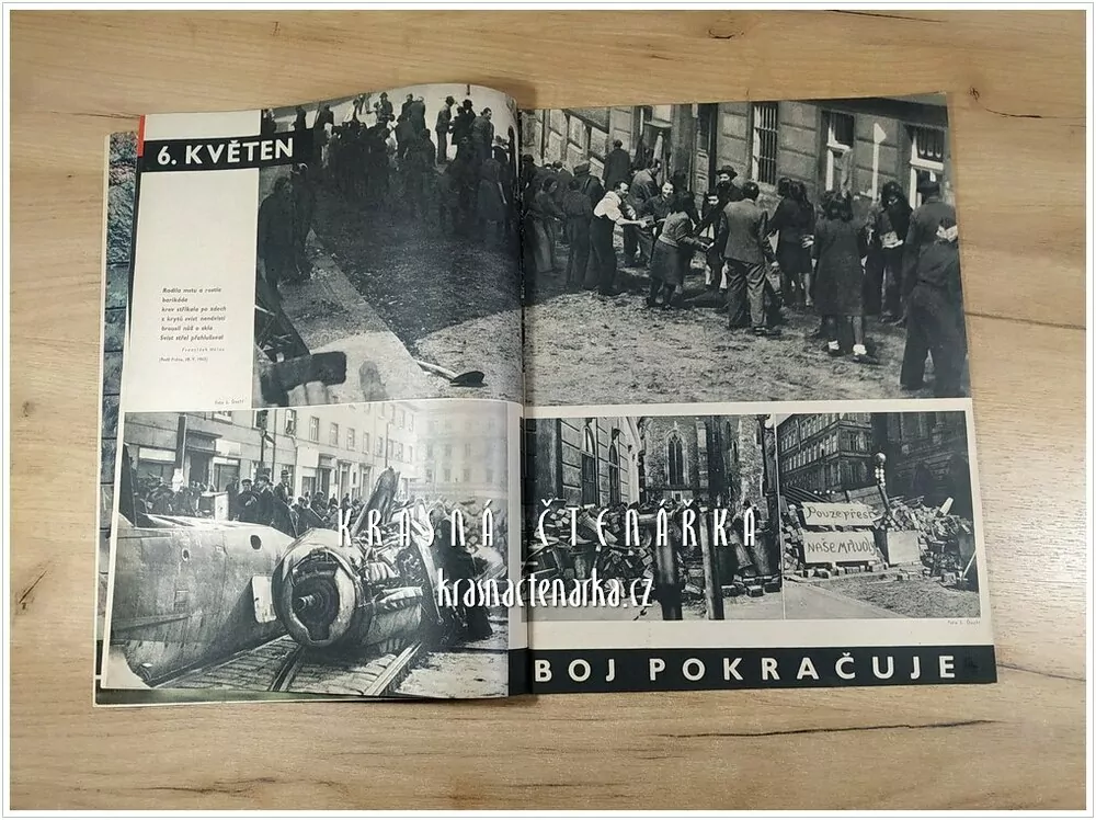 KVĚTNOVÁ REVOLUCE, obrazový památník hrdinství a slávy z velkých dnů lidového povstání