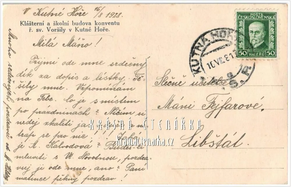 KUTNÁ HORA, Klášterní a školní budova konventu řádu sv. Voršily