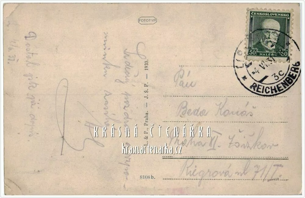 LIBEREC, Přehrada, v. n. Starý Harcov