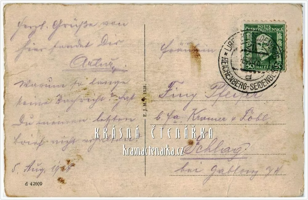 LIBEREC, Přehrada, v. n. Starý Harcov