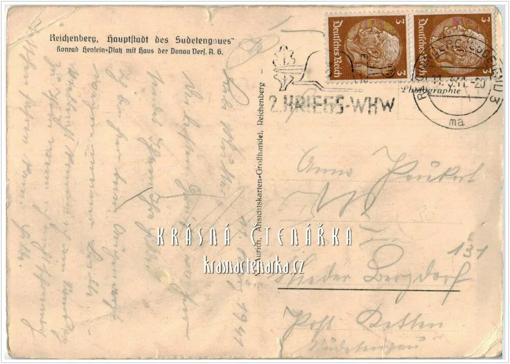 LIBEREC, Soukenné náměstí a palác Dunaj