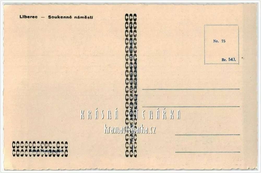 LIBEREC, Soukenné náměstí a palác Dunaj