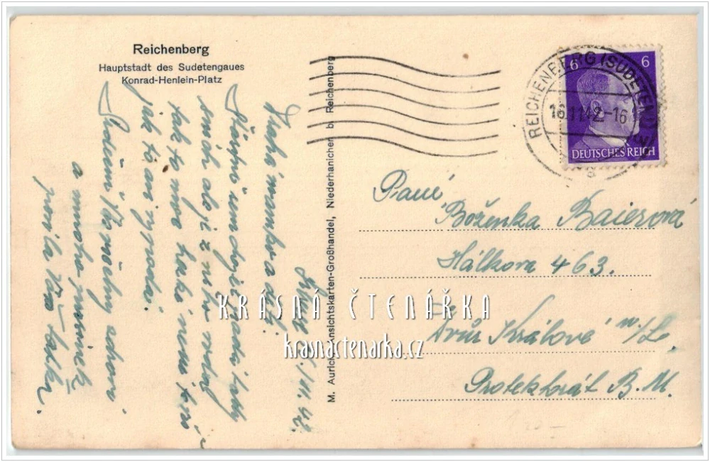 LIBEREC, Soukenné náměstí a palác Dunaj