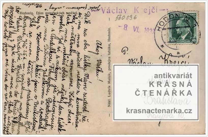 HODONÍN, Dům umělců