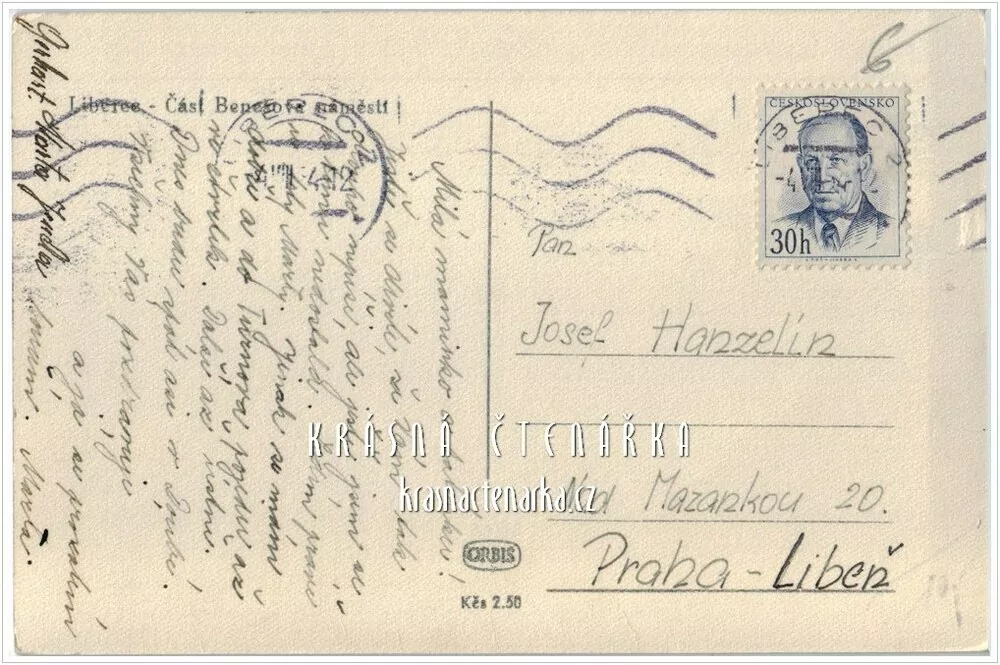 LIBEREC, Hotel Praha a náměstí