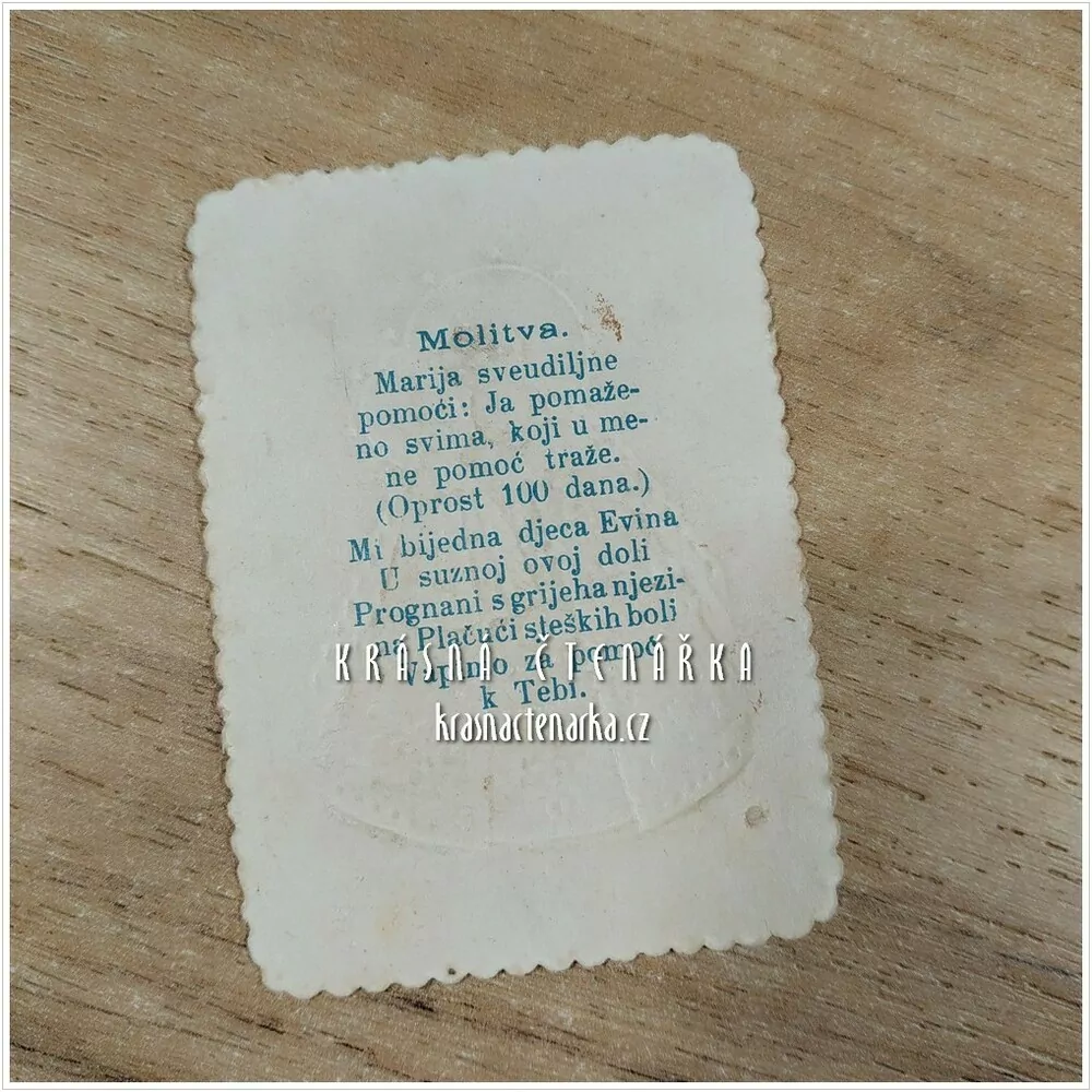 Náboženská ilustrace SV. M. BISTRICA