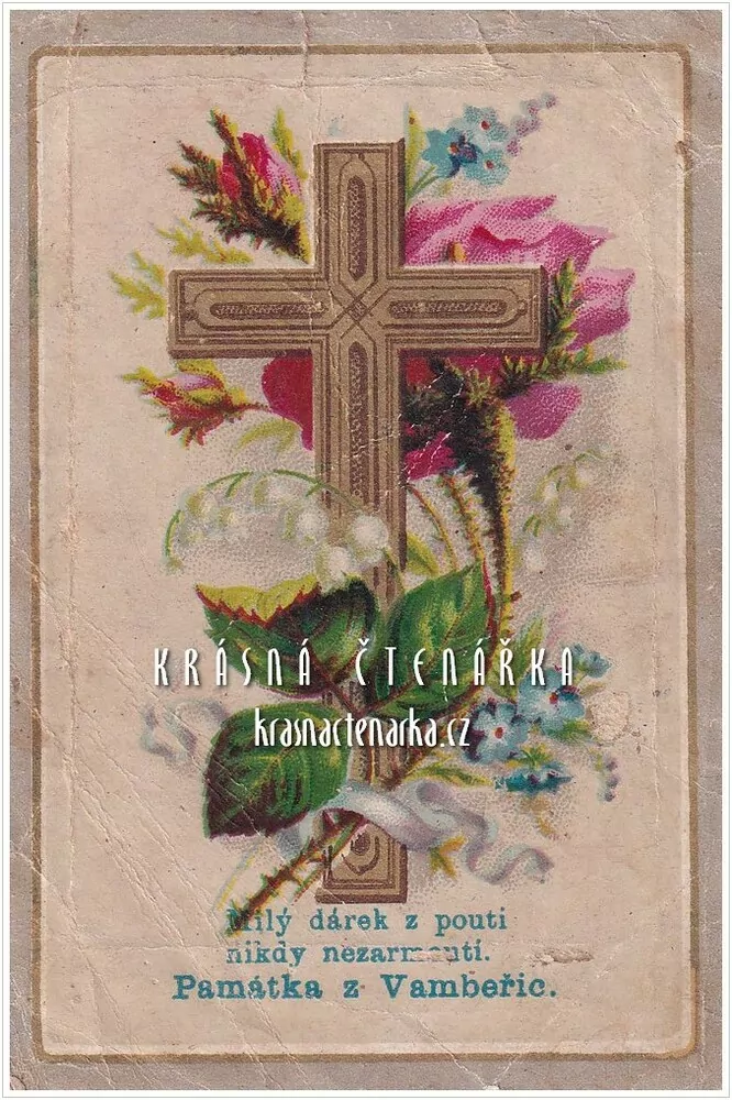 Náboženská ilustrace NA PAMÁTKU Z VAMBEŘIC