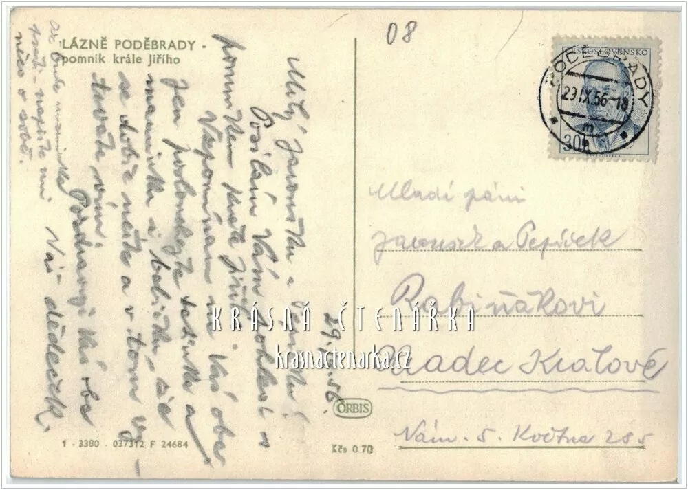 PODĚBRADY, Jezdecká socha krále Jiřího