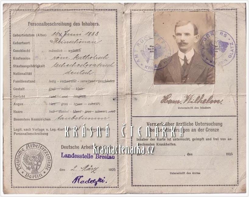 ARBEITER-LEGITIMATIONSKARTE