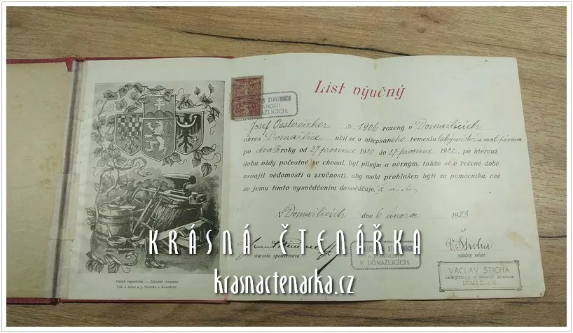 LIST VÝUČNÝ, Řemeslo lakýrnické a mal. písma
