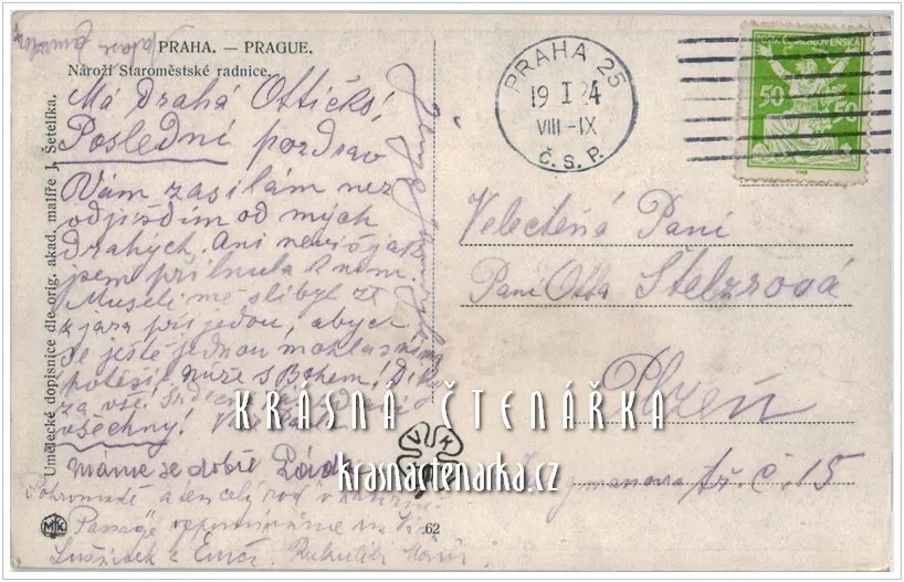 PRAHA, Staroměstská radnice (il. Šetelík Jaroslav)