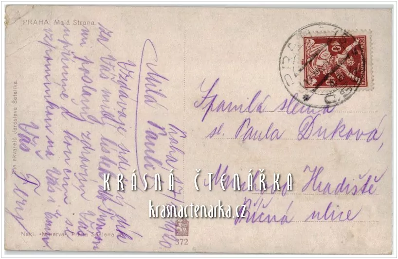 PRAHA, Pohled na Malou Stranu ze Sv. Mikuláše