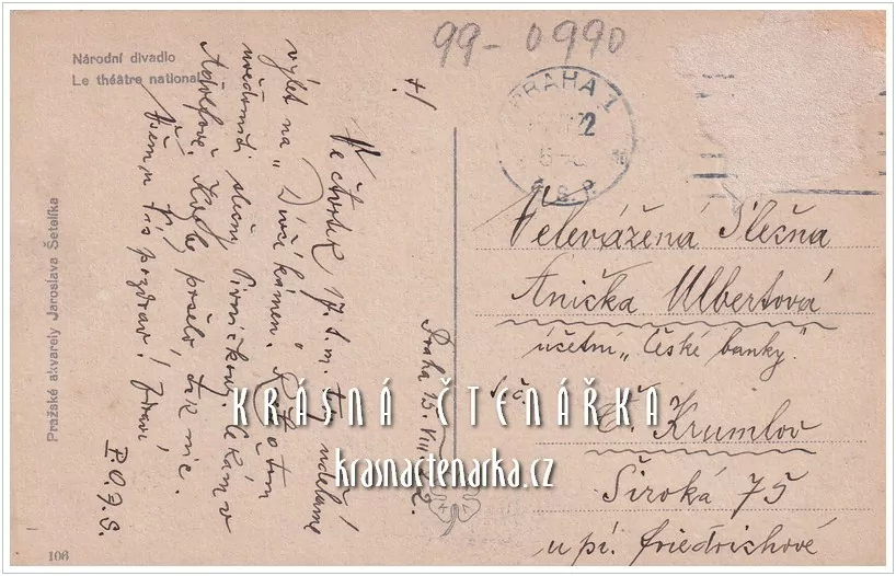 PRAHA, Národní divadlo (il. Šetelík Jaroslav)