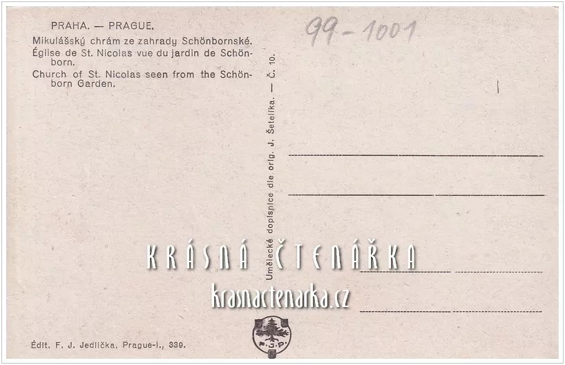 PRAHA, Mikulášský chrám (il. Šetelík Jaroslav)