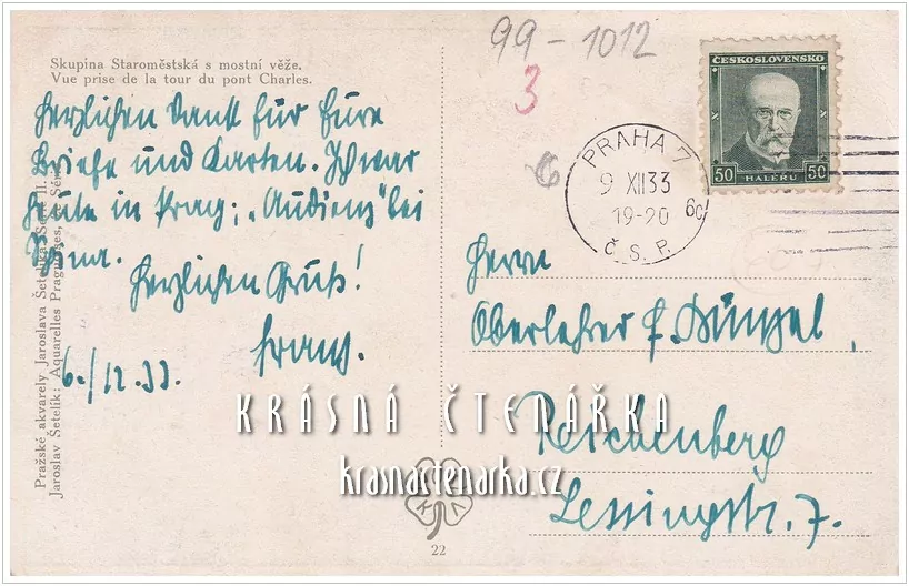 PRAHA, Malá Strana (il. Šetelík Jaroslav)