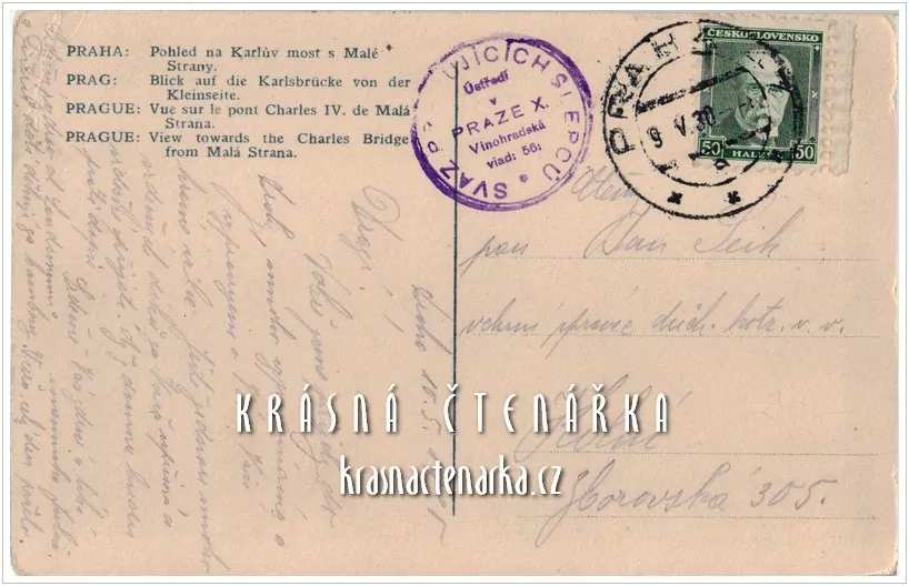 PRAHA, Karlův most z Malé Strany