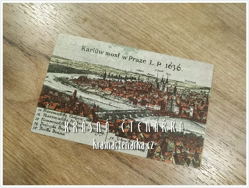 PRAHA, Karlův most v roce 1636