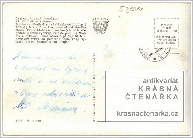 TŘI STUDNĚ, Rybník SYKOVEC