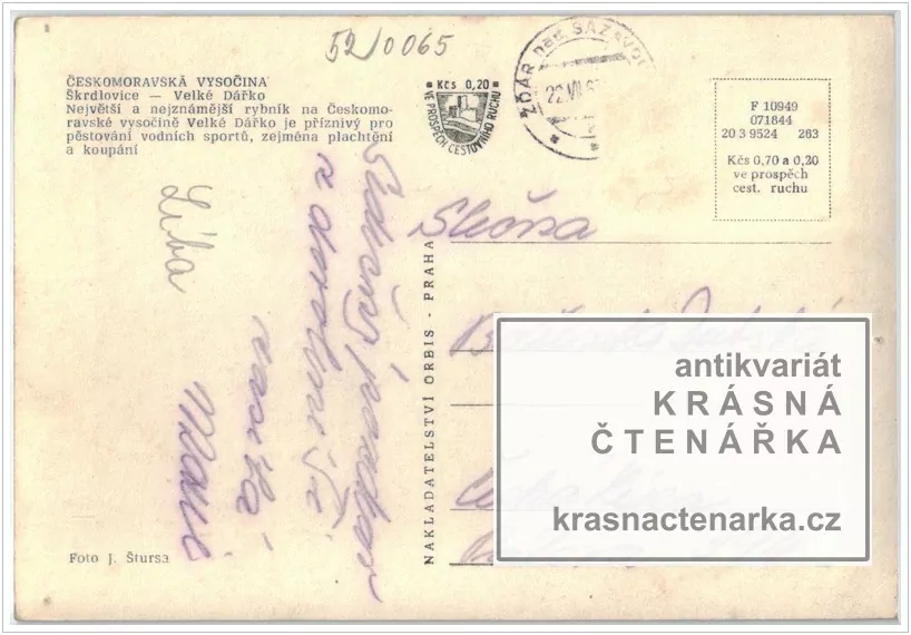 POLNIČKA, Rybník VELKÉ DÁŘKO i s plachetnicemi