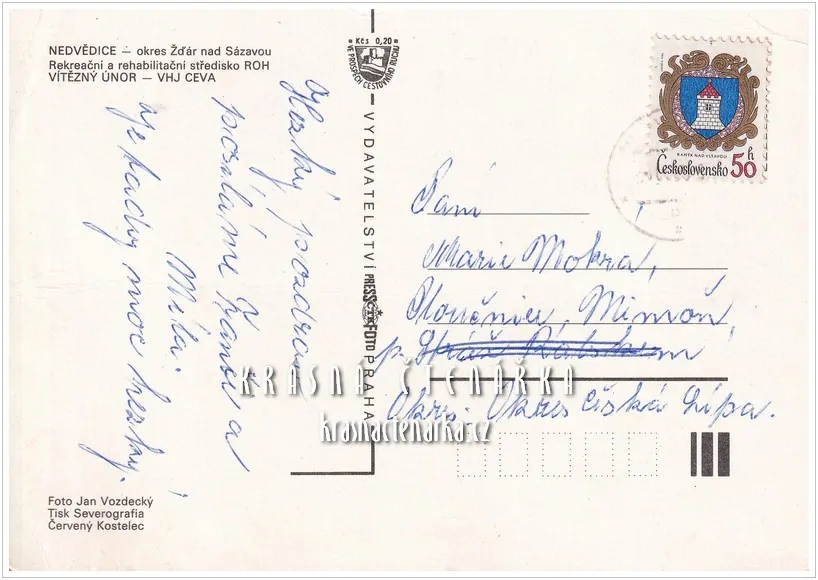 NEDVĚDICE, Rekreační středisko Vítězný únor - VHJ CEVA