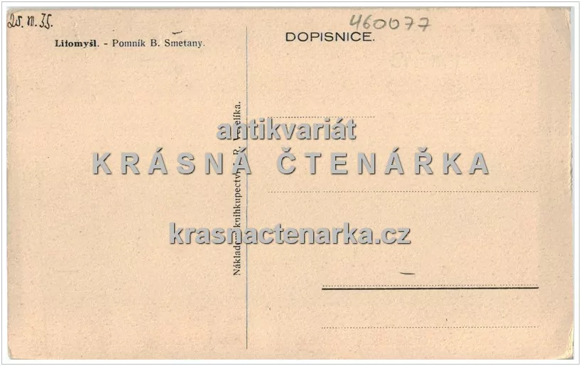 LITOMYŠL, Pomník Bedřicha Smetany