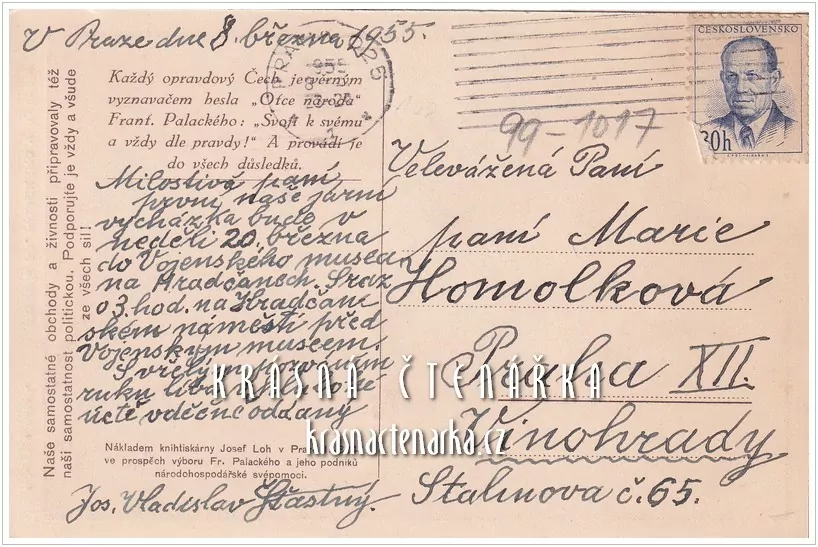 PRAHA, Pomník Františka Palackého