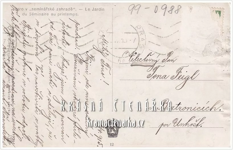 PRAHA, Seminářská zahrada