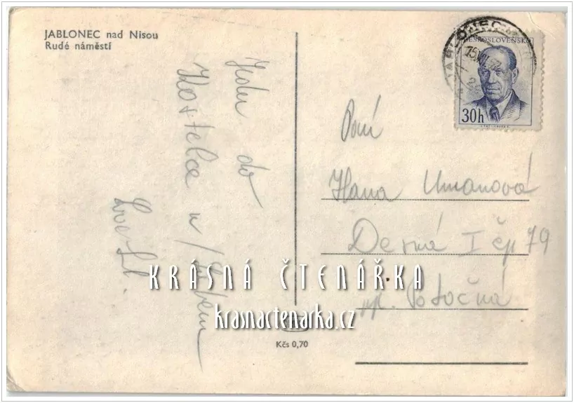 JABLONEC NAD NISOU, Rudé náměstí, nyní Horní