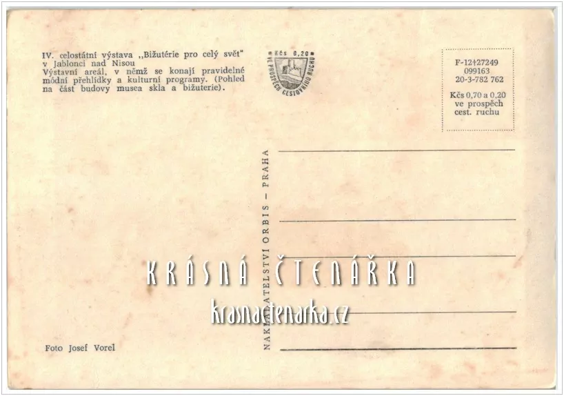 JABLONEC NAD NISOU, IV. celostátní výstava "Bižutérie pro celý svět"