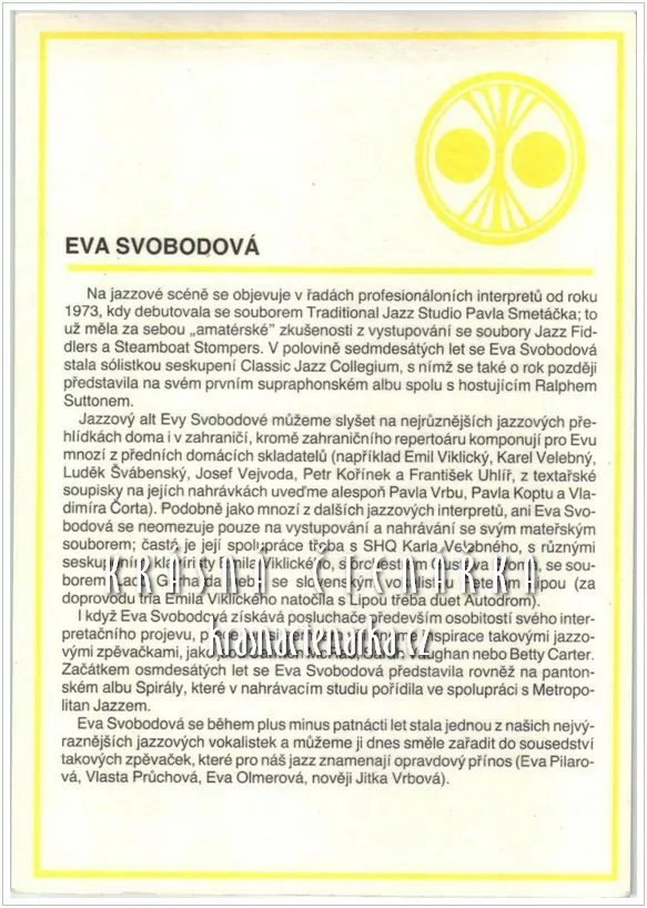 EVA SVOBODOVÁ