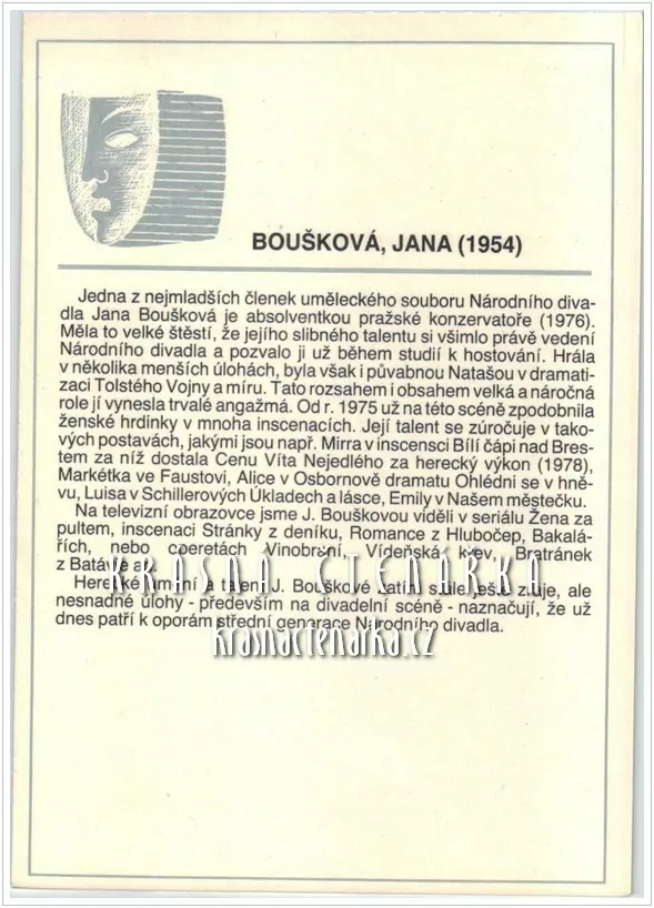 JANA BOUŠKOVÁ