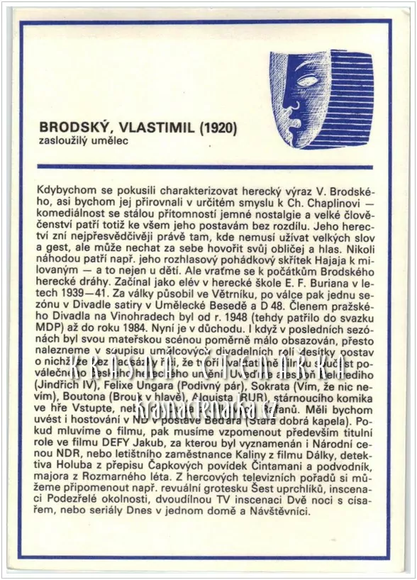 VLASTIMIL BRODSKÝ