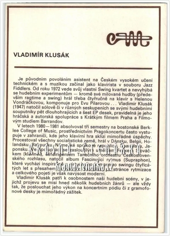 VLADIMÍR KLUSÁK
