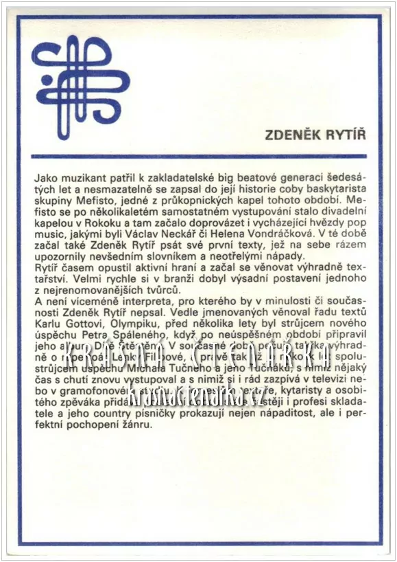 ZDENĚK RYTÍŘ