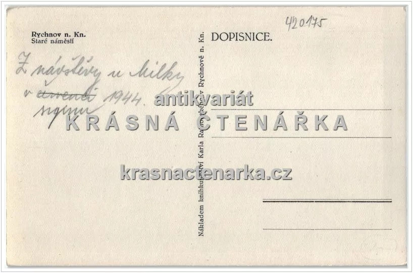 RYCHNOV NAD KNĚŽNOU, Staré náměstí