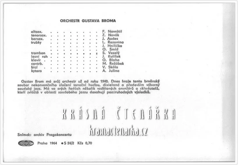 ORCHESTR GUSTAVA BROMA